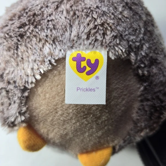 TY Beanie PRICKLES The Hedgehog - Picture 3 of 4